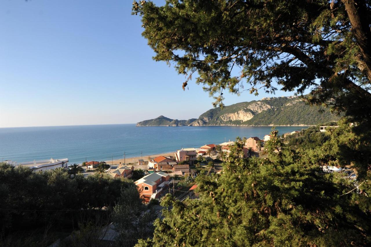 Villa Theodora View Apartments Polimnia Agios Georgios Pagon Exteriör bild