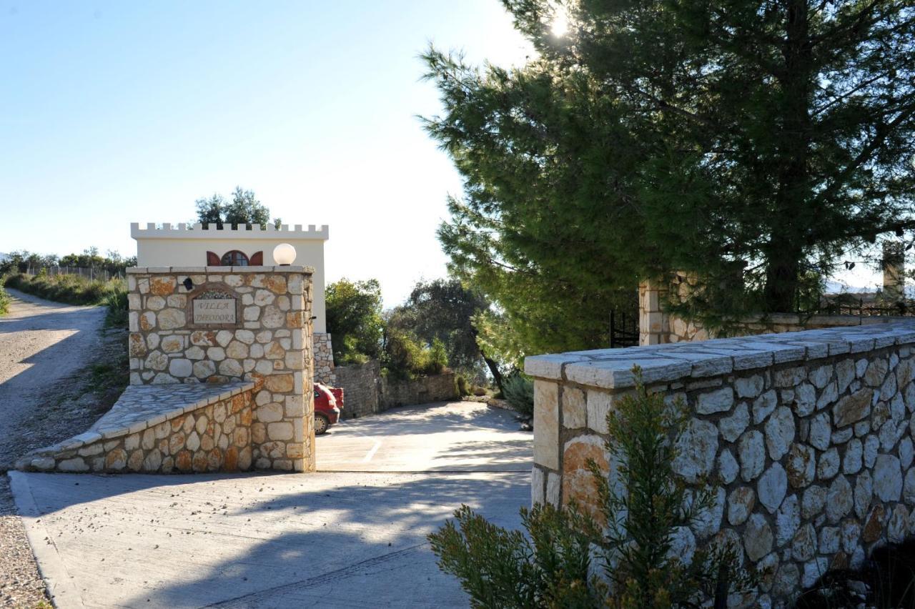 Villa Theodora View Apartments Polimnia Agios Georgios Pagon Exteriör bild